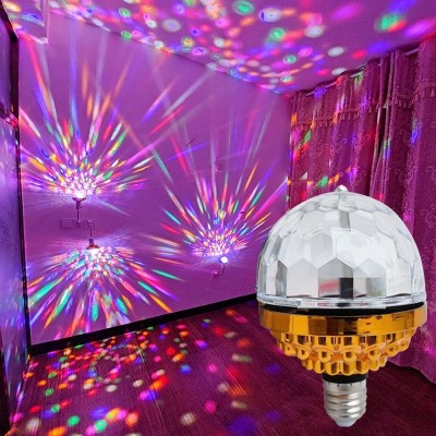 E27 Rotating Stage Lights Mini LED Disco Lamp RGB Home Party Light Magic Colorful Disco Ball KTV Bar DJ Disco Atmosphere Lamp