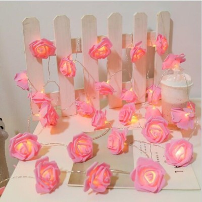 80 psc Led Rose Flash String Fairy Light (25 Feet Length)