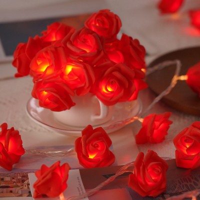 80 psc Led Rose Flash String Fairy Light (25 Feet Length)