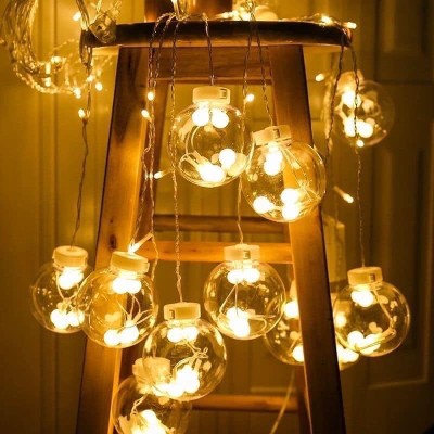Wishing ball LED light string plug-in holiday room decoration