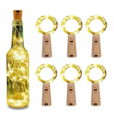 Battery Operated Starry Lights Bottle Cork Lights Mini Fairy String Lights Copper Wire