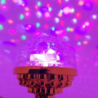 E27 Rotating Stage Lights Mini LED Disco Lamp RGB Home Party Light Magic Colorful Disco Ball KTV Bar DJ Disco Atmosphere Lamp