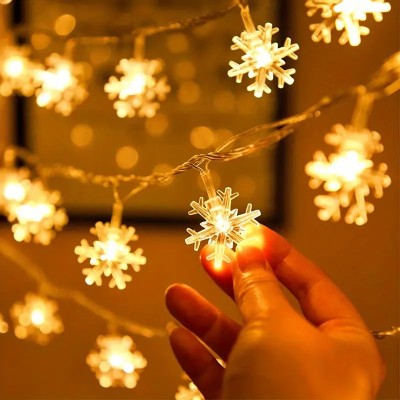 LED Snowflake String Light String