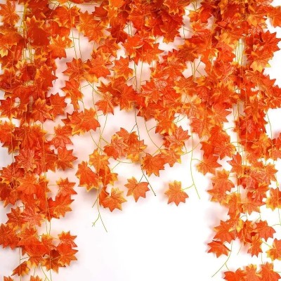 7 feet Realistic Artificial Maple Leaf Orange