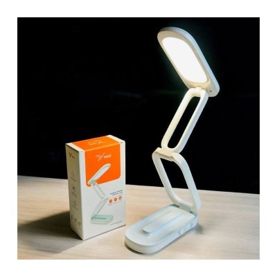 Yage Foldableing Desk Small Table Lamp Rechargeable Eye Protection Led Dormitory Bedside Lamp Reading Bright Light Rechargeable